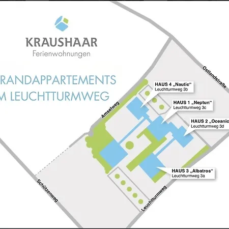 アパート Strandappartements Am Leuchtturmweg Ifa Knoll 3-7-02